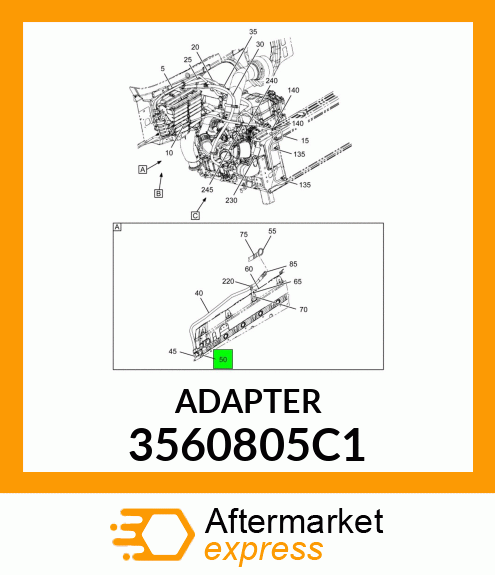 ADAPTER 3560805C1