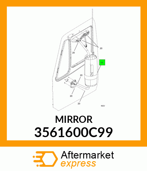 MIRROR 3561600C99