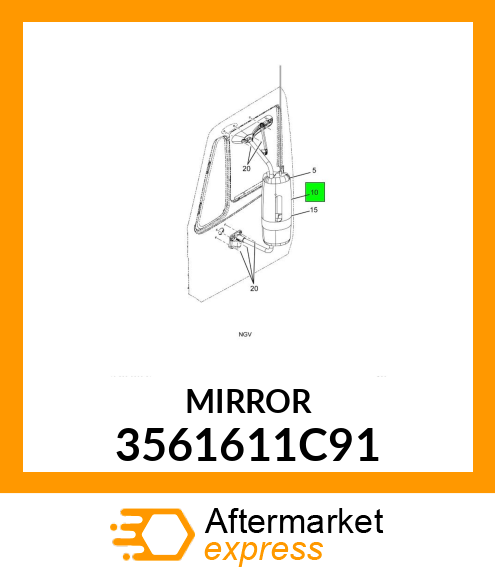 MIRROR 3561611C91