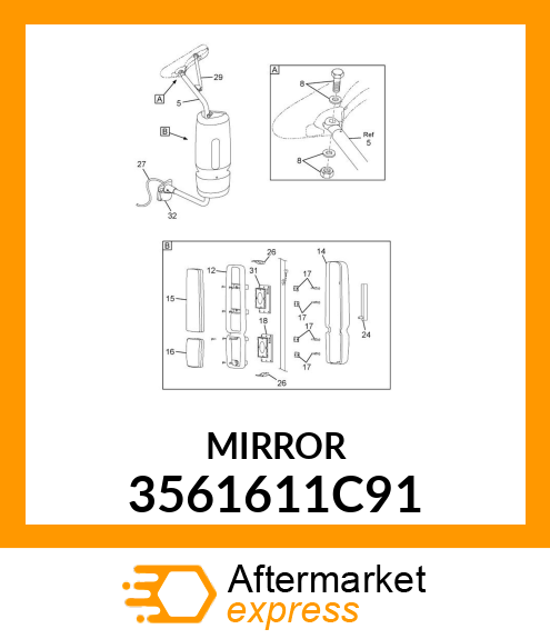 MIRROR 3561611C91