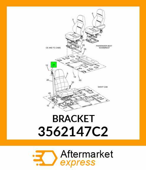 BRACKET 3562147C2