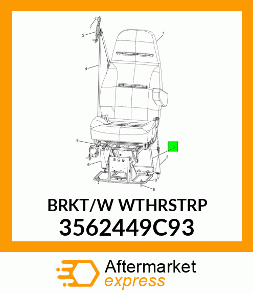 BRKT/W_WTHRSTRP 3562449C93
