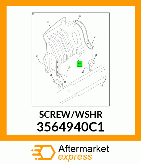 SCREW/WSHR 3564940C1