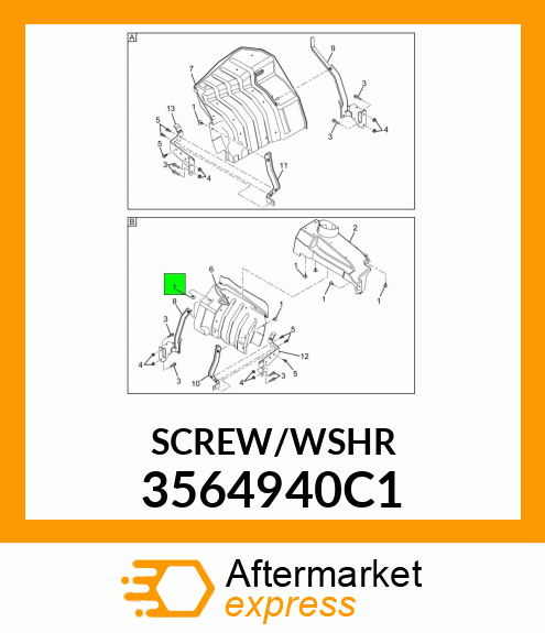 SCREW/WSHR 3564940C1