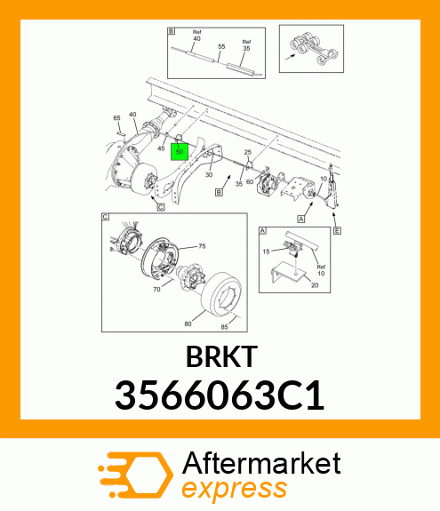 BRKT 3566063C1