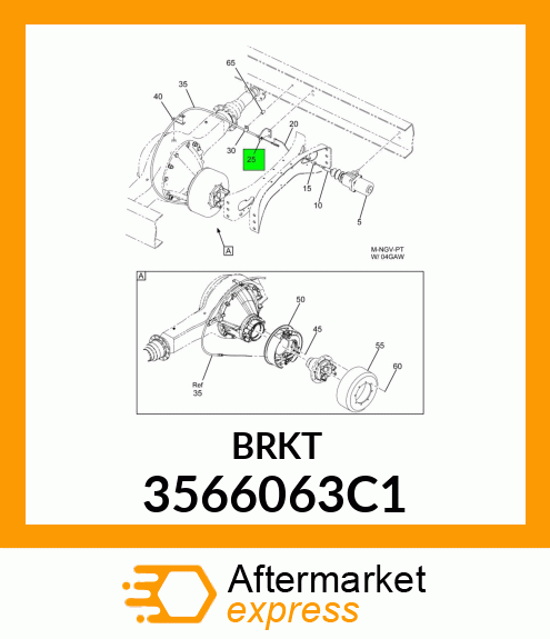 BRKT 3566063C1