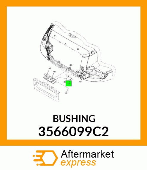 BUSHING 3566099C2