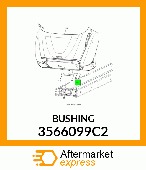 BUSHING 3566099C2