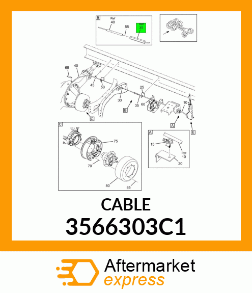 CABLE 3566303C1