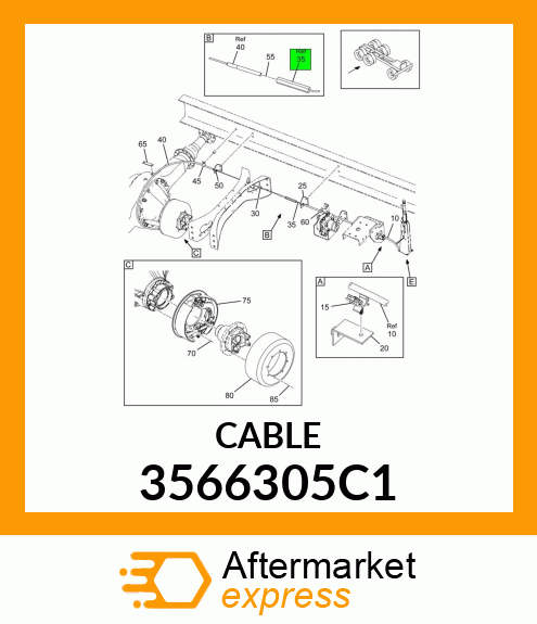 CABLE 3566305C1