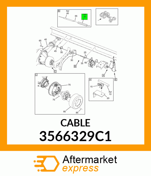 CABLE 3566329C1