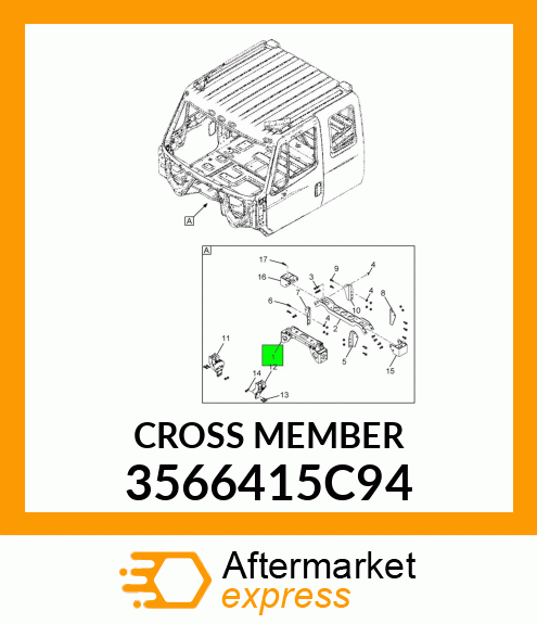 CROSSMEMBER 3566415C94