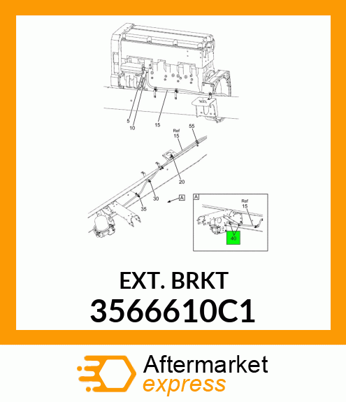 EXT.BRKT 3566610C1