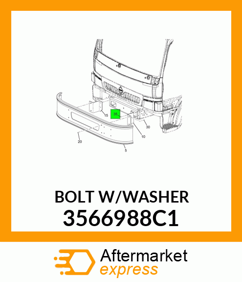 BOLTW/WASHER 3566988C1