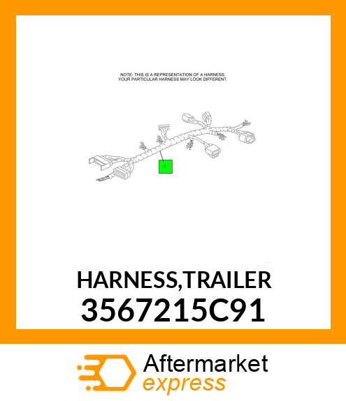 HARNESS,TRAILER 3567215C91