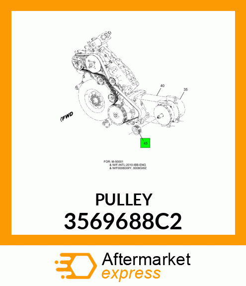 PULLEY 3569688C2