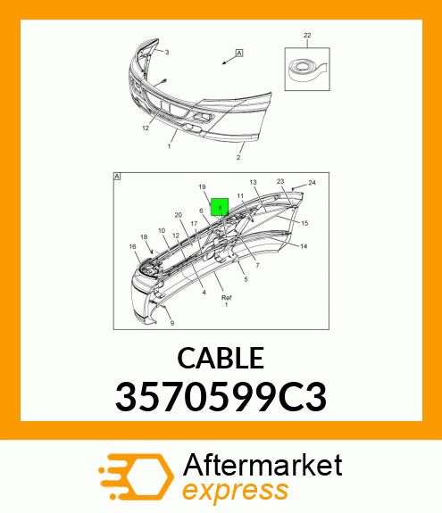 CABLE 3570599C3