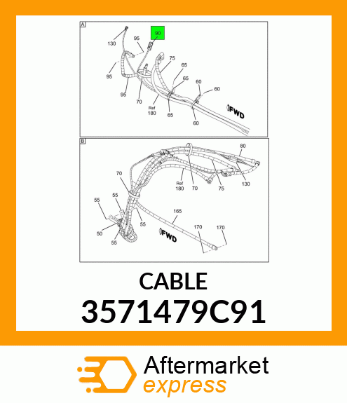 CABLE 3571479C91