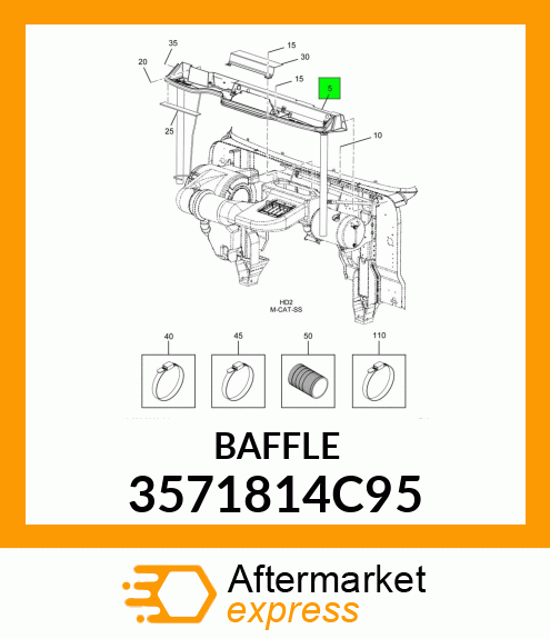 BAFFLE 3571814C95