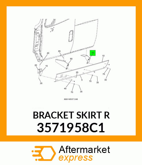 BRACKET_SKIRT_R 3571958C1