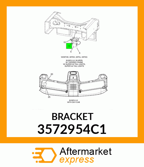 BRACKET 3572954C1