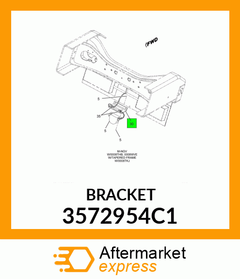 BRACKET 3572954C1