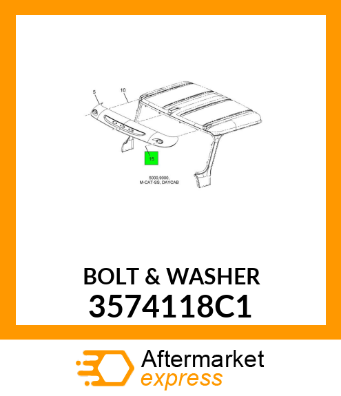 BOLT&WASHER 3574118C1