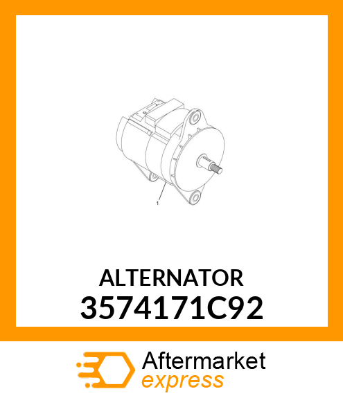 ALTERNATOR 3574171C92