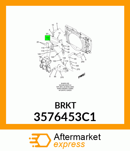 BRKT 3576453C1