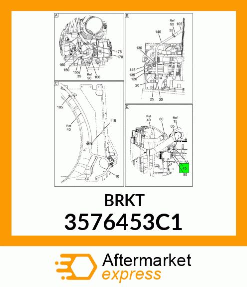 BRKT 3576453C1