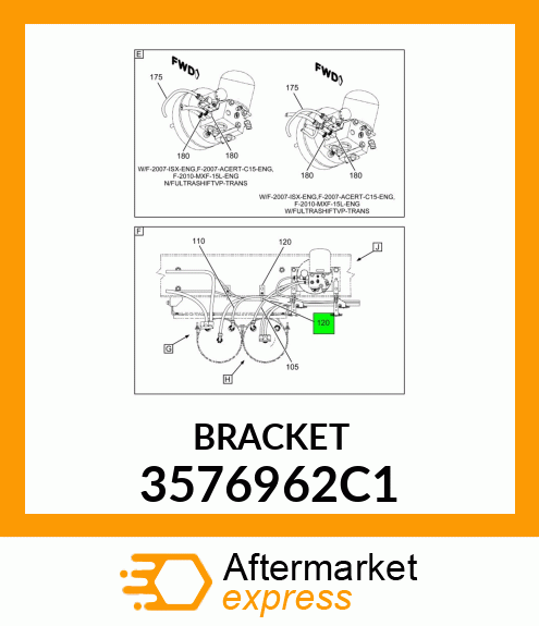 BRKT 3576962C1