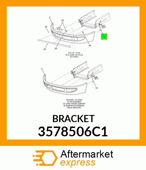 BRACKET 3578506C1