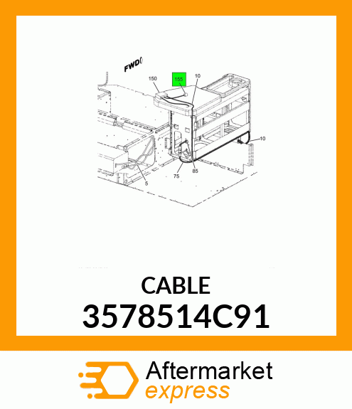 CABLE 3578514C91