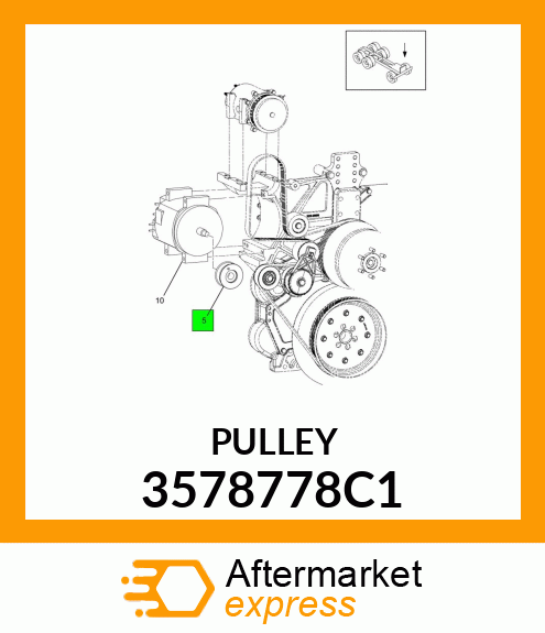 PULLEY 3578778C1