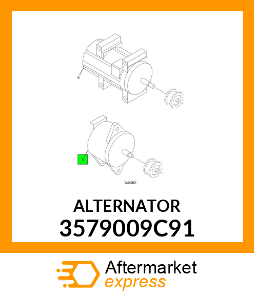 ALTERNATOR 3579009C91