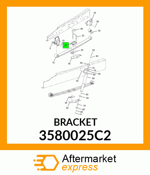 BRACKET 3580025C2