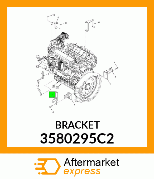 BRACKET 3580295C2