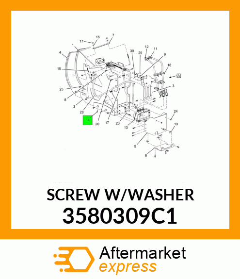 SCREWW/WSHR 3580309C1