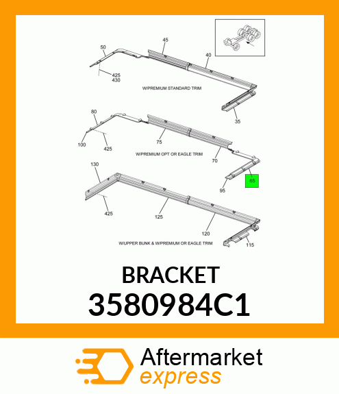 BRACKET 3580984C1