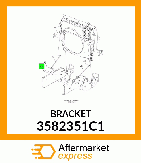 BRACKET 3582351C1