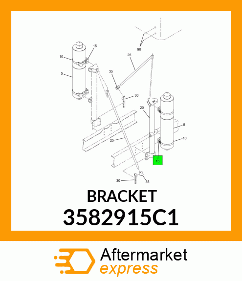 BRACKET 3582915C1