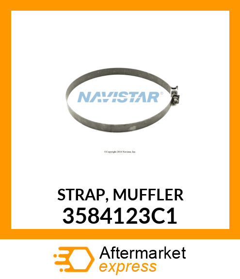 STRAP,MUFFLER 3584123C1