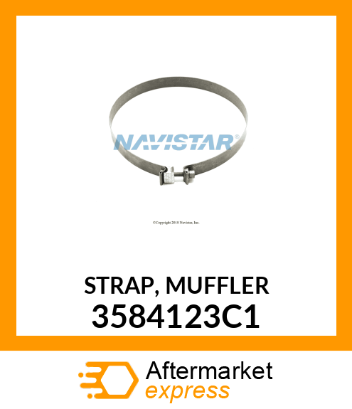 STRAP,MUFFLER 3584123C1