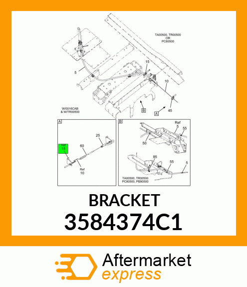 BRACKET 3584374C1