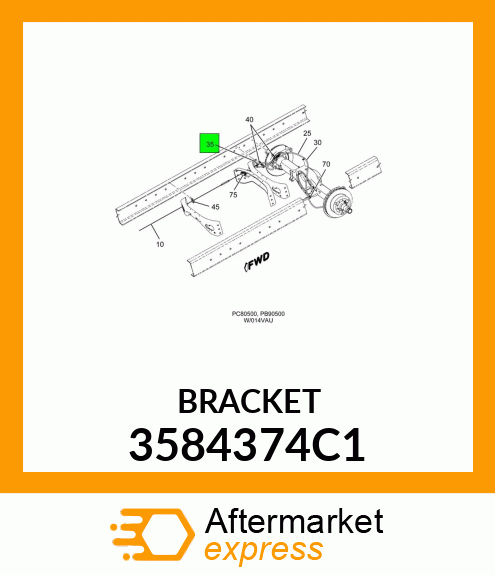 BRACKET 3584374C1