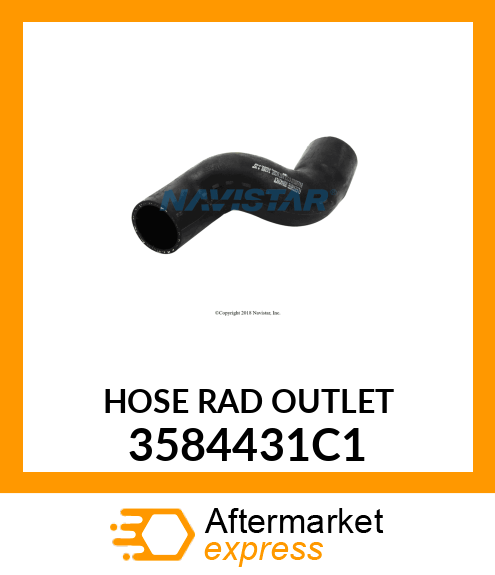 HOSE_RAD_OUTLET 3584431C1