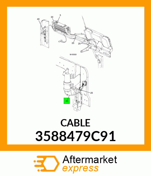 CABLE 3588479C91