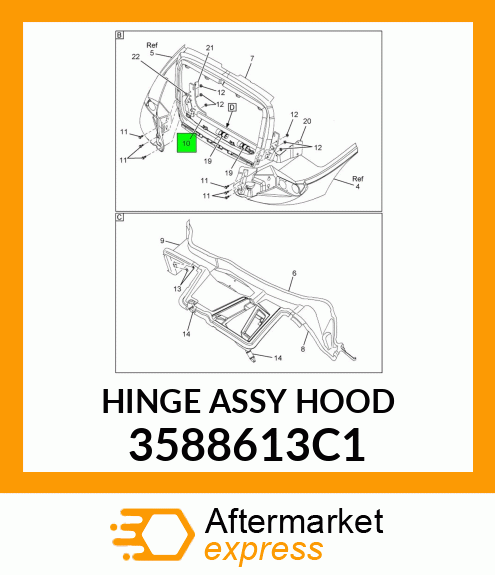 HINGE_ASSY_HOOD 3588613C1