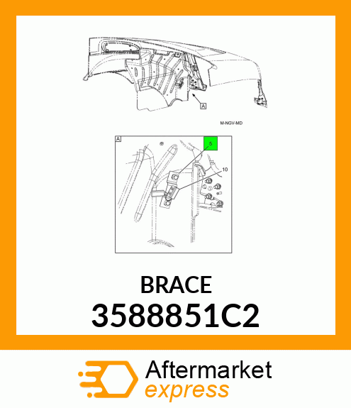 BRACE 3588851C2