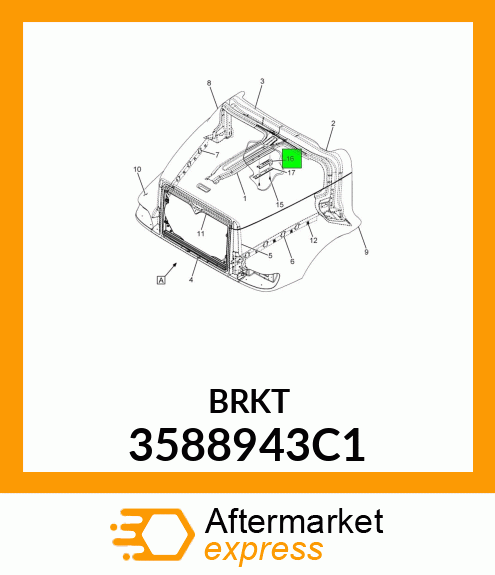 BRKT 3588943C1